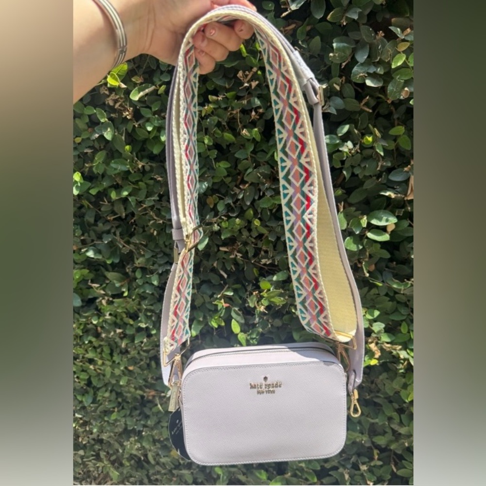 Camera/Guitar Strap- Colorful Geometric Patterned Strap for Bags/Totes NWOT - Picture 10 of 10